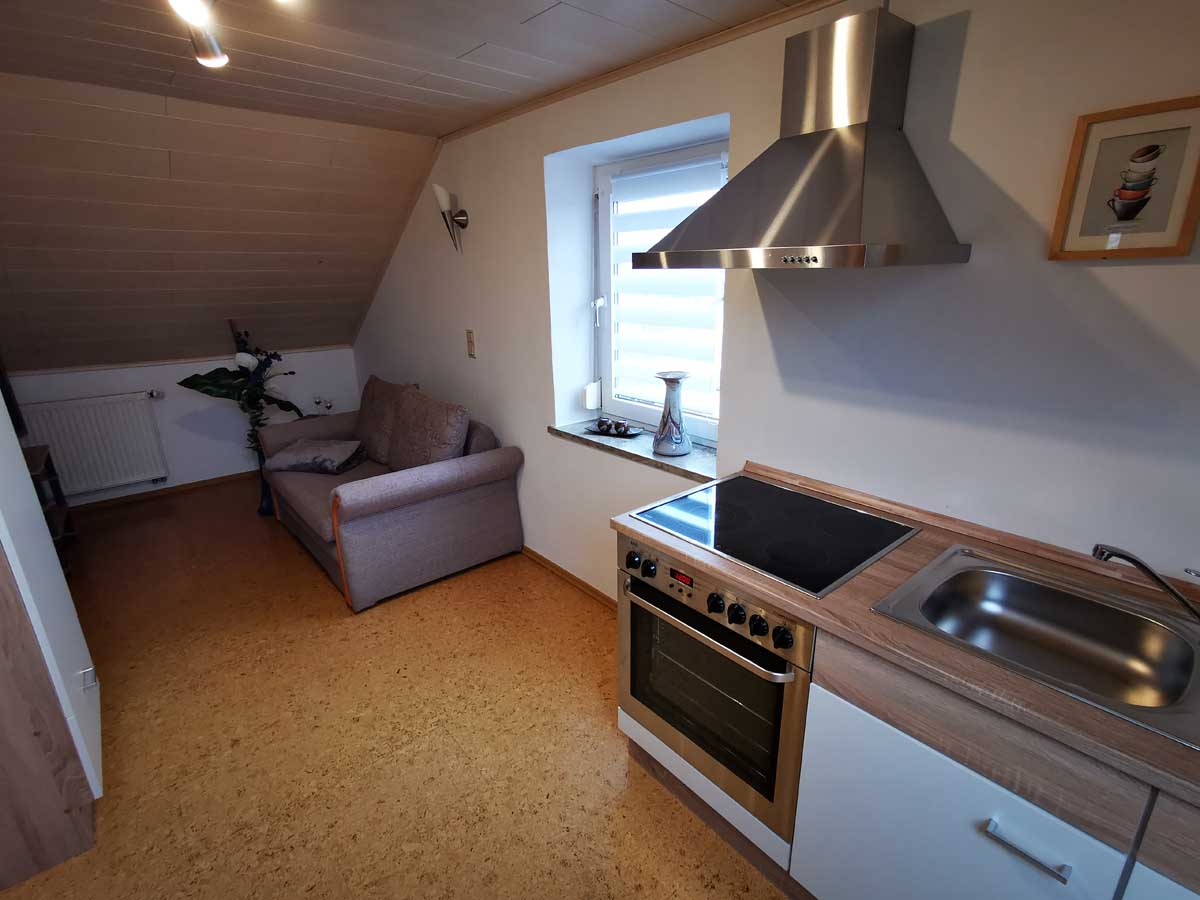Küchen der Ferienwohnung Gradl in Klardorf